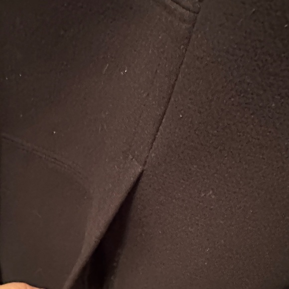 Kristen Blake Classic Black Fully Lined Washable Trench Coat Size 12 - Picture 6 of 8